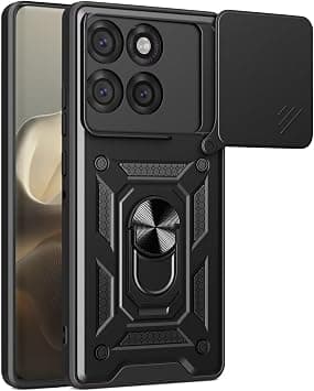 YANJIEER ESONG Case for Motorola Moto G67 5G / Moto G77 5G, Military Drop Protection Personalised Cover with Magnetic Ring Stand, Upgraded PC/TPU Shockproof Protective Phone Case for men Black on Amazon.ae - Price Tracker