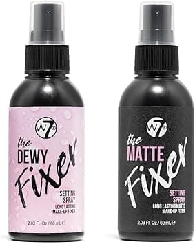 W7 The Fixer Duo - Makeup Setting Spray 2Pcs Set - Dewy & Matte Finishes For Fixing Professional Makeup on Amazon.ae - Price Tracker