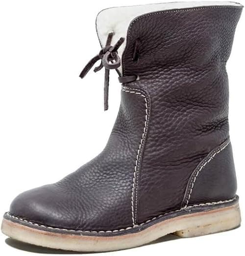 Ladmiple Womens Snow Boots Winter Shoes with Fur Lined Warm Lace Up Ankle Booties Comfort Outdoor Anti Slip Combat Boots on Amazon.ae - Price Tracker
