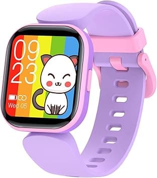 Kids Smart Watch for Girls Boys,Fitness Tracker with Heart Rate Sleep Monitor,19 Sport Modes Activity Tracker with Pedometer Steps Calories Counter,Waterproof Alarm Clock Kids Gift (Purple), USB on Amazon.ae - Price Tracker