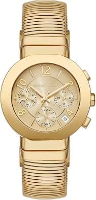 Michael Kors 32029930 Women's Analogue Quartz Watch, One Size, Gold, One Size, one size - متتبع أسعار Amazon.sa