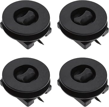 EMSea 4Pcs Car Mat Retainer Carpet Anti-Slip Buckle Twist Plastic Clip Fixing Mounting Black Dual Layer Retainer Clamps Holders - Amazon.sa Price Tracker