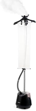 Fridja f1200 Clothes Steamer Pro - Powerful 2200W Premium Garment Steamer - Dual Steam Settings & 3L Water Tank for Rapid Wrinkle Release - Suitable for All Fabrics, Updated Design - Matt Black on Amazon.ae - Price Tracker