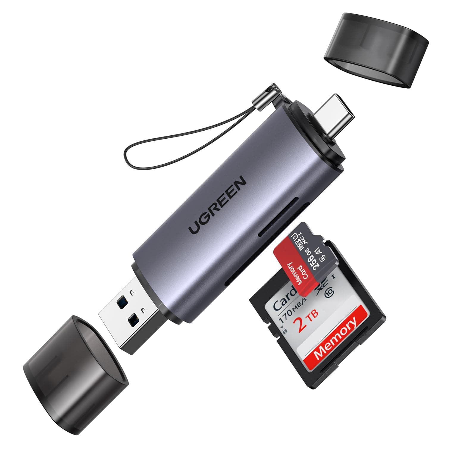 UGREEN SD Card Reader USB 3.0/USB C OTG Dual Slot Memory Card Adapter for iPhone 17 Series,MacBook Pro, M1 M2 Mac Air, iPad, Surface, Dell XPS, Samsung, Huawei on Amazon.ae - Price Tracker