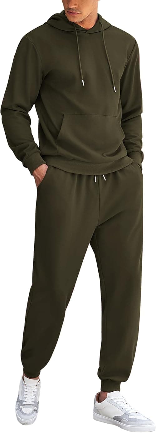 COOFANDY Men's Tracksuit 2 Piece Hoodie Athletic Sweatsuits Casual Jogging Suit Sets on Amazon.ae - Price Tracker