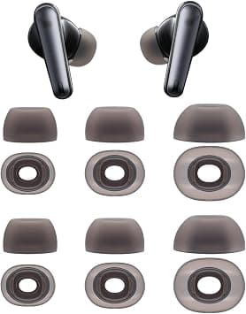 Replacement Ear Tips for Soundcore by Anker Liberty 4 NC Earbuds, Not for Other Models, Silicone Earbuds Tips, 6Pairs (S/M/L) Black on Amazon.ae - Price Tracker