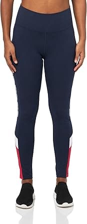 Tommy Hilfiger womens Printed Logo and Color Block Detail High Rise Full Length High Rise Logo Legging Leggings on Amazon.ae - Price Tracker