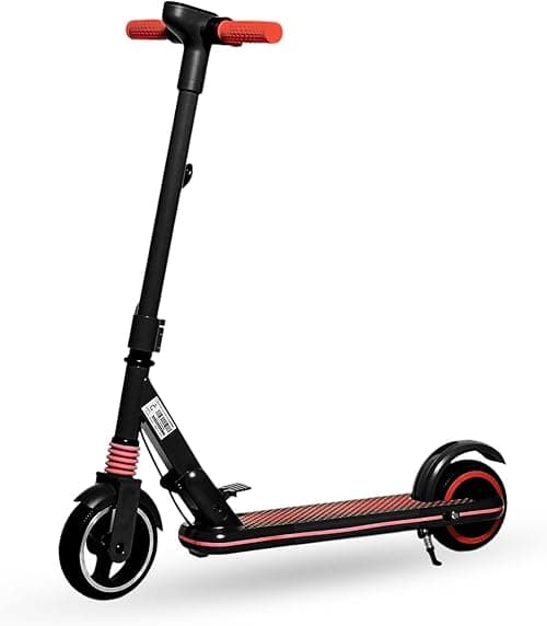 CRONY JL019-01 Kids Electric Scooter with 150W Motor, LED Display & Thumb Brake/Throttle | Spring Suspension, One-Step Foldable Frame, 70KG Max Load Lightweight Design, Black on Amazon.ae - Price Tracker