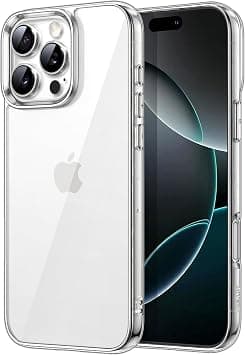 JETech Case for iPhone 16 Pro 6.3-Inch, Non-Yellowing Shockproof Phone Bumper Cover, Anti-Scratch Clear Back (Clear) on Amazon.ae - Price Tracker