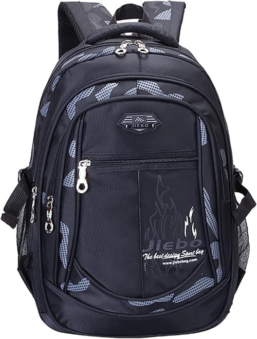 Boys Backpack, 15.6 Inch Boys School Bags Travel Rucksack School Backpack for Teenager Boys Students Outdoor Hiking Camping Weekend Backpack على Amazon.ae - متتبع الأسعار