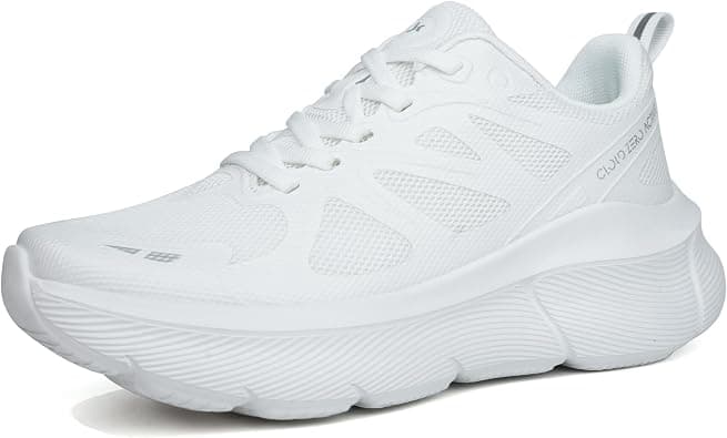 Hawkwell Women's Cloud Zero Active Walking Tennis Cushion Running Shoes Breathable Athletic Gym Workout Jogging Sports Sneakers Non Slip Medical Work Shoes on Amazon.ae - Price Tracker