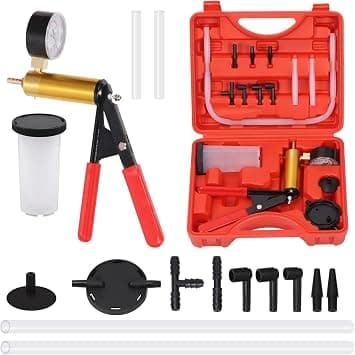 Joyzzz Brake Bleeding Kit, Hand Held Vacuum Pump Tester Brake Fluid Bleeder Tool Kit, Brake Brake Bleeder Set for Automotive Vehicle Truck and Motorbike Diagnosis on Amazon.ae - Price Tracker