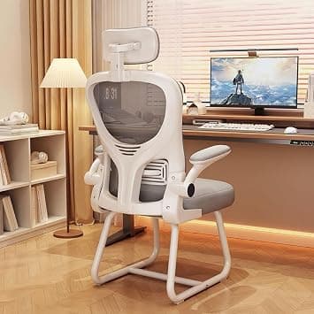 Gaming Chair, Home Office Desk Chair with Armrest、Headrest,Ergonomic Mid-Back Mesh Office Chair for Home, Bedroom, Study, Work(A) على Amazon.ae - متتبع الأسعار