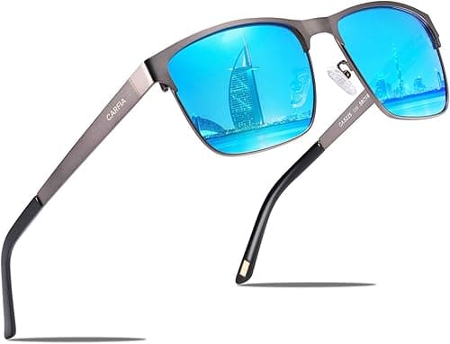 CARFIA Metal Mens Sunglasses Polarized UV400 Protection for Driving Fishing Hiking Golf CA5225 on Amazon.ae - Price Tracker
