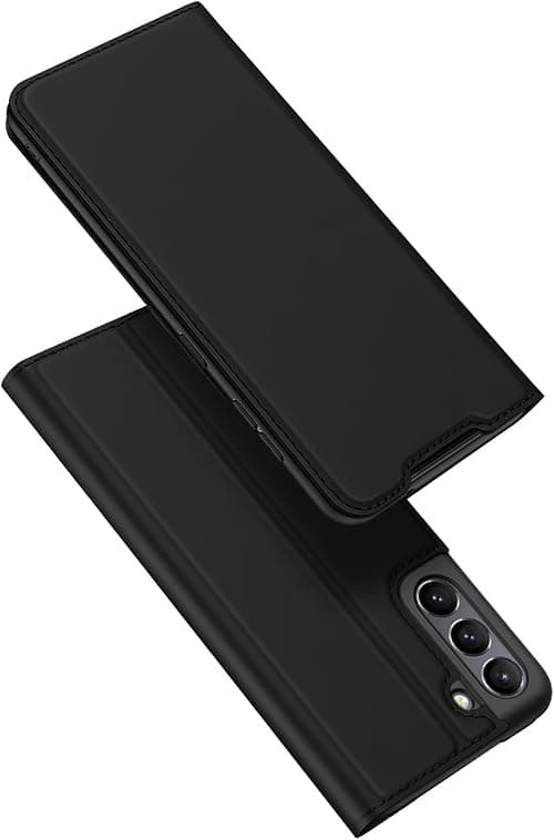 DUX DUCIS Leather Wallet Case for Samsung Galaxy S21 FE, Premium PU Leather TPU Flip Cover with Card Slot, Hidden Magnetic Closure, Adjustable Stand and Full Protection - Black on Amazon.ae - Price Tracker