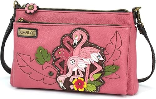 CHALA RFID Protected Vegan Leather Deluxe Crossbody Bag with Adjustable Straps on Amazon.ae - Price Tracker