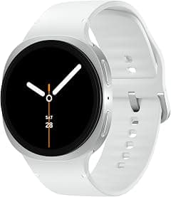 Samsung Galaxy Watch8 Silver, Bluetooth, 40mm Smartwatch, Everyday Health Coach, Cushion Design, Dynamic Lug System, 3nm Processor, Sleep Coaching, Running Coach (KSA Version) - Amazon.sa Price Tracker