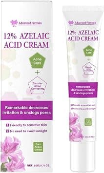 Azelaic Acid Serum, Azelaic Cream12% with Hyaluronic Acid & Niacinamide, Brightening Gel for Reducing Blemish and Rosacea Acne, Moisturizing Treatment to Balance Sebum, Gentle Formula for Sensiti on Amazon.ae - Price Tracker