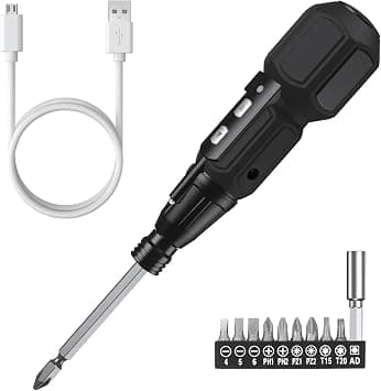 ORIA Cordless Electric Screwdriver, 280RPM, LED Lights, for Phone, Toy, PC on Amazon.ae - Price Tracker