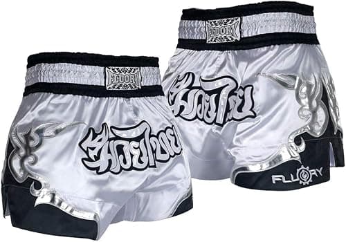 FLUORY Muay Thai Fight Shorts,MMA Shorts Clothing Training Cage Fighting Grappling Martial Arts Kickboxing Shorts Clothing on Amazon.ae - Price Tracker