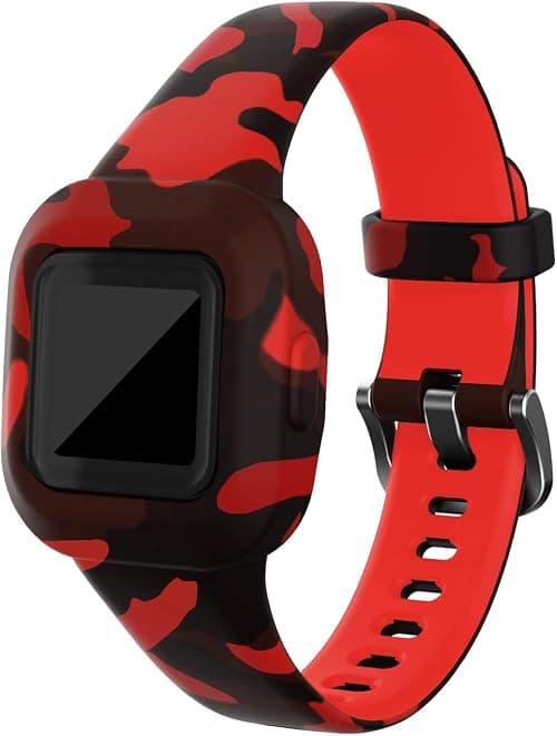 RuenTech Compatible with Garmin Vivofit jr 3 Bands, Replacement Silicone Wristband Camouflage Watch Straps for Kid's Vivofit jr. 3 Fitness Tracker on Amazon.ae - Price Tracker