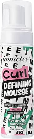 immetee Curly Hair Mousse, Coconut Oil and Silk Protein for Frizz Control Styling Mousse, Extra Moisture Lock and Curl Define for Curly Hair Products.200ml/6.76fl Oz on Amazon.ae - Price Tracker