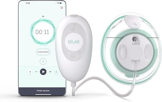 Elvie Stride Single Electric Breast Pump | 2 Modes & 150ml Capacity Container | Hands-Free & Application Controlled | Hospital Grade Pump على Amazon.ae - متتبع الأسعار