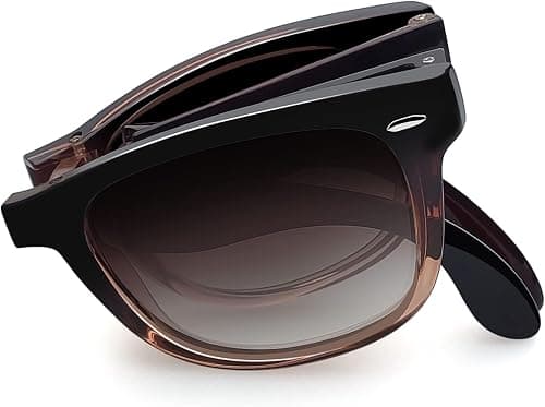 Joopin Square Folding Sunglasses for Men Women UV400 Protection Driving على أمازون - دليلك لأفضل العروض