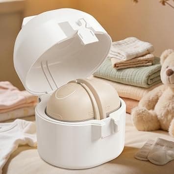 Portable Breast Pump Case Compatible for Eufy S1 Pro, E10, E20 - Leak-Proof Upright Storage Box & Travel Carrier - Covered Protective Shell for Breastfeeding Essentials on Amazon.ae - Price Tracker