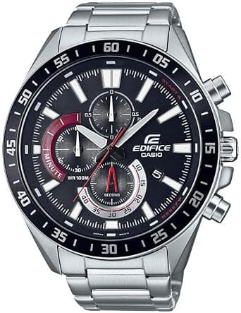 Casio Edifice Men's Watch - EFV-620D-1A4VUDF Black Dial, Silver Band on Amazon.ae - Price Tracker
