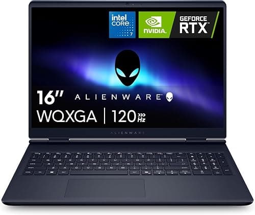 Alienware 16 Aurora Gaming Laptop AC16250-16" WQXGA 120Hz Display, Intel Core 7-240H Processor, 16GB DDR5 RAM, 512GB SSD, NVIDIA GeForce RTX 5050 8GB Graphics, Windows 11 Home, Onsite Service - Blue on Amazon.ae - Price Tracker