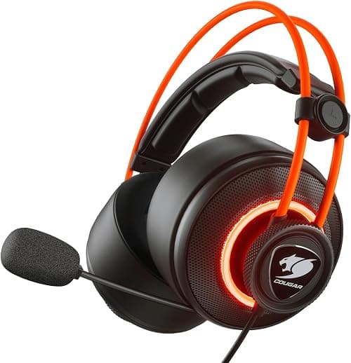 Cougar Gaming Headset Immersa Pro Prix, 7.1 Virtual Surround, 9.7mm Microphone, USB Connector, Compatible with PC on Amazon - Best Deal Finder