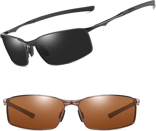 Professional Polarized Sports Sunglasses for Men – UV400 Protection Driving & Outdoor Adventure Glasses on Amazon - Best Deal Finder