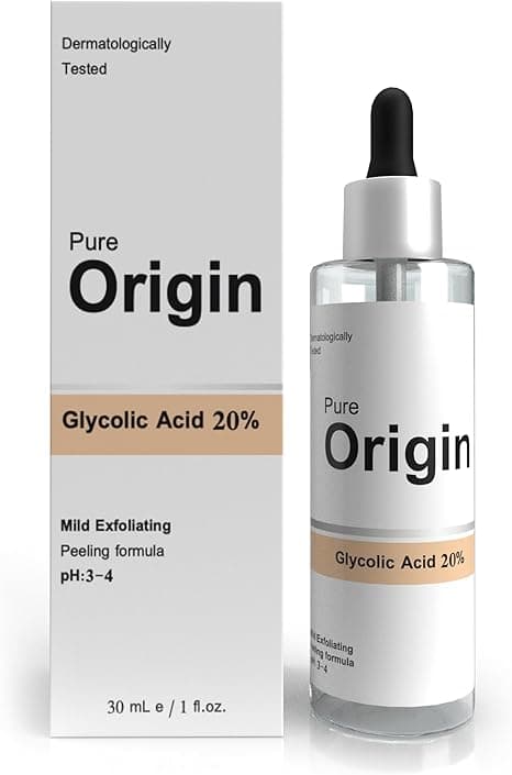 Pure Origin Glycolic Acid 20% Face Serum | Exfoliates & Renews The Skin | Recommended For Brighter Even Tone Skin | Eco-Friendly | Clinically Validated Serum | 30Ml on Amazon.ae - Price Tracker