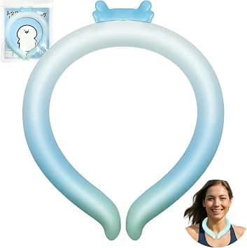Neck Cooling Tube, Wearable Cooling Neck Wraps for Summer Heat Relief, Reusable PCM Frozen Neck Cooler Ice Ring, Personal Cooling Device for Hot Weather, Sports, Outdoor, Work, Travel على Amazon.ae - متتبع الأسعار