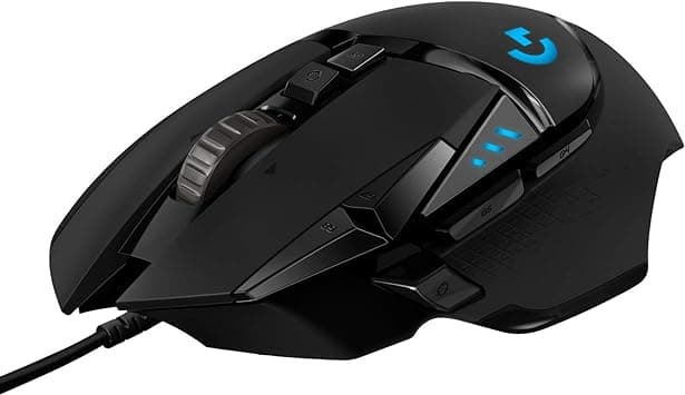 Logitech G502 HERO High Performance Wired Gaming Mouse, HERO 25K Sensor, 25,600 DPI, RGB, Adjustable Weights, 11 Programmable Buttons, On-Board Memory, PC/Mac on Amazon - Best Deal Finder