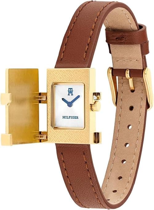 Tommy Hilfiger Two Hand Quartz Movement Watch for Women with Brown Leather Strap - 1782822 on Amazon - Best Deal Finder