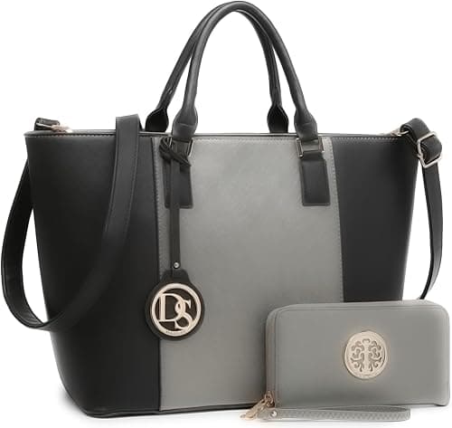 DASEIN Women's Handbags Purses Large Tote Shoulder Bag Top Handle Satchel Bag for Work on Amazon.ae - Price Tracker