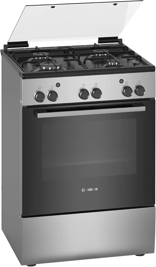 Bosch Freestanding Gas Cooker, HGA120B51M, Stainless Steel, German Engineering on Amazon.ae - Price Tracker