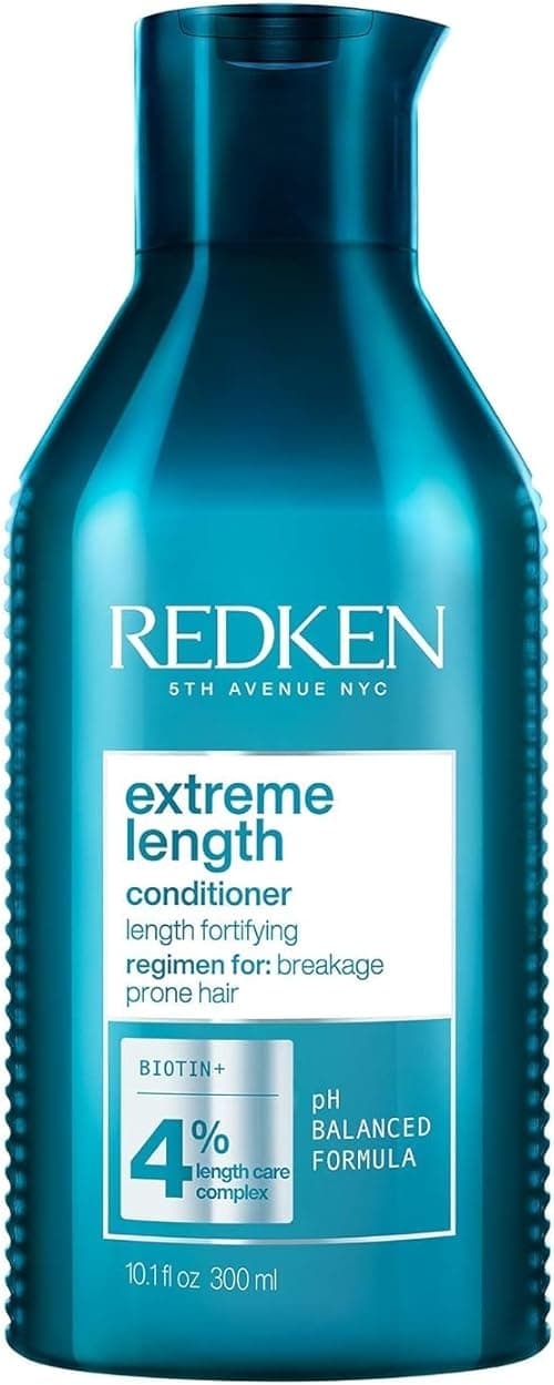 Redken Extreme Length Biotin Conditioner For Longer Hair | Promotes Healthy Hair Growth | Strengthens & Detangles Damaged Hair | Infused With Biotin & Castor Oil | 300ml on Amazon.ae - Price Tracker