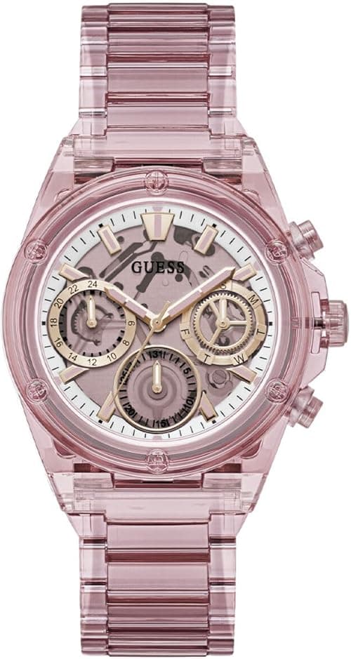 GUESS Ladies Sport Clear Multifunction 39mm Watch on Amazon.ae - Price Tracker