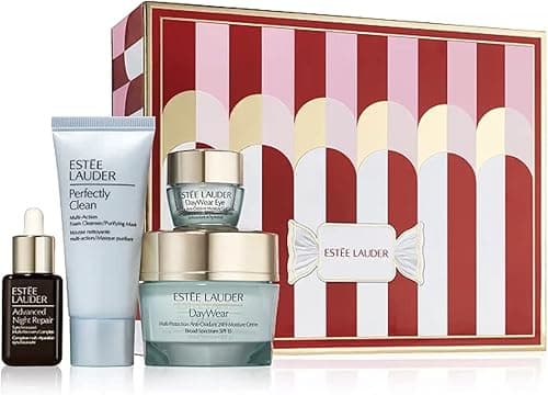 Estée Lauder 4 Pieces Skin Care Set (1.0 Foam Cleanser + 0.5 Recovery Complex + 1.7 Antioxidant Creme + 0.17 Cm), multi color on Amazon.ae - Price Tracker