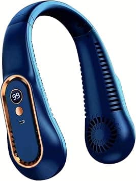 SKY-TOUCH 7000mAh Portable Neck Fan, Bladeless Personal Fan, 720° Cooling Wearable Quiet Fan, Hands Free USB Rechargeable 5 Speeds, Strong Airflow, Safe Design, for Travel, Outdoors, Hiking على Amazon.ae - متتبع الأسعار