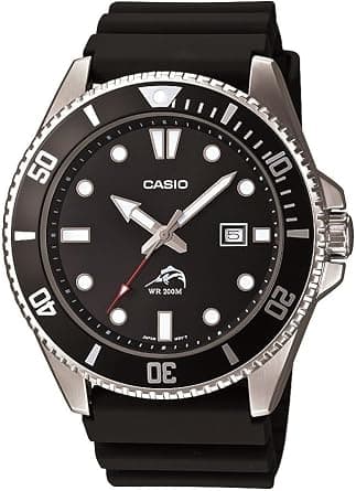Casio MDV106 Series | Unisex Analog Watch | 200M WR | Stainless Steel Case | Resin Band | 2 Hand Analog (HR, Min, SEC) | Date Display | Screw Down Crown/Screw Down Caseback | 3 Year Battery on Amazon.sa - Price Tracker
