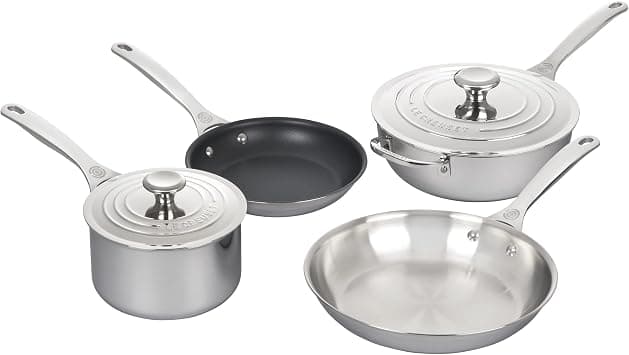 Le Creuset Tri-Ply Stainless Steel 6 pc. Cookware Set on Amazon.ae - Price Tracker