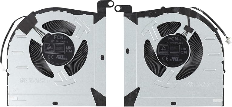 CPU+GPU Cooling Fan Replacement for Lenovo LOQ 15IRH8 GeekPro G5000 IRH8 RTX4060 Series Laptop P/N:FQRK DFSCL42P065934 FQRL DFSCL42P165934 DC12V 0.6A on Amazon.ae - Price Tracker