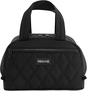 Lunch Bag Insulated Cooler for Adult Meals, Leakproof Soft Lunch Box with Adjustable Shoulder Strap for Work Office Travel Picnics, Durable Black Design on Amazon.ae - Price Tracker