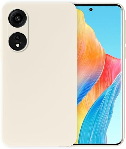 Silicone Case Cover for Oppo A1 Pro 5G/Reno 8T 5G, Flexible Shockproof Protective Back Cover with Precise Cutouts (White, for Oppo A1 Pro/Reno 8T) on Amazon.ae - Price Tracker