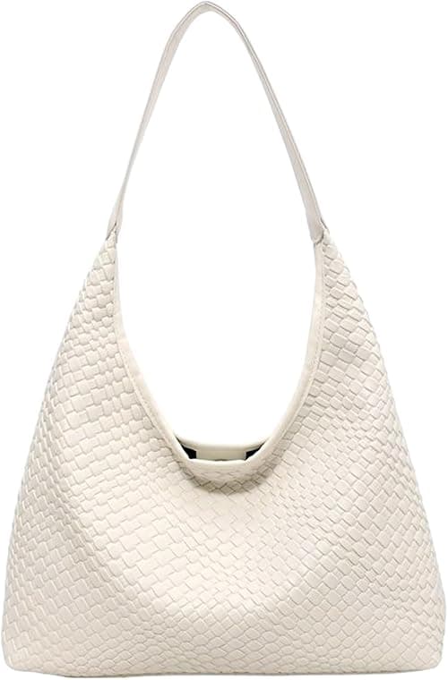 2024 Leather Tote Bag for Women Top-handle Shoulder Bag, Hobo Bags Large Capacity Soft Vegan Crossbody Handbag Underarm on Amazon.ae - Price Tracker