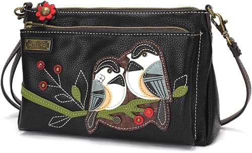 CHALA RFID Protected Vegan Leather Deluxe Crossbody Bag with Adjustable Straps on Amazon.ae - Price Tracker